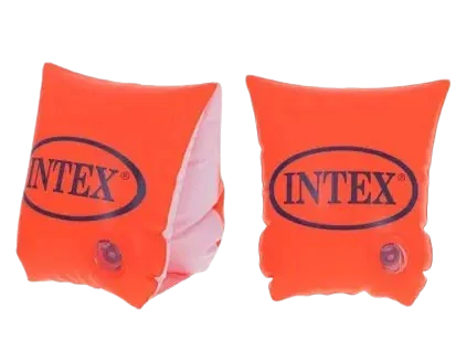 Nafukovací rukávky, dětské Intex 23×15 cm – oranžové