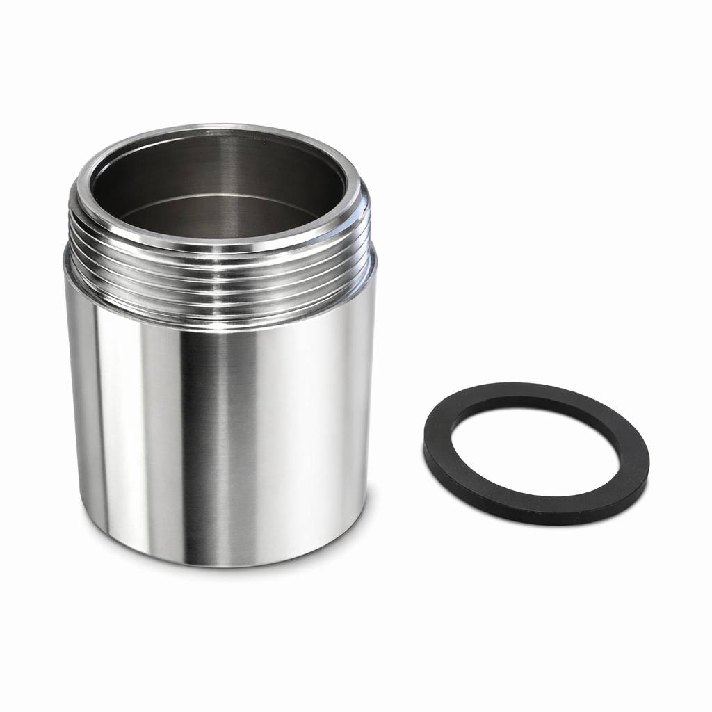 Nerezové prodloužení sifonu 5/4"- 6 cm