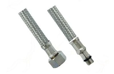 Nerezová flexi hadice F3/8xM10/ (M8) - KRÁTKÝ nástavec