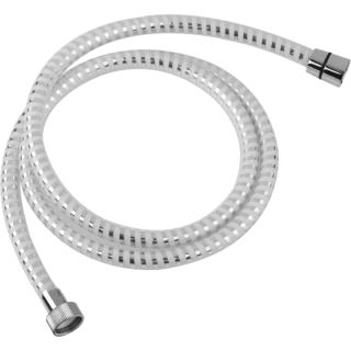 Hadice ke sprše PVC 150 cm, AQ101215 – bílá/chrom