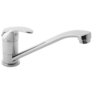 Stojánková dřezová baterie Slim 200 mm – chrom, páková, keramická kartuše 35 mm