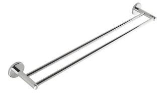Držák ručníků, dvojitý SAMBA SB111, 60 cm, chrom
