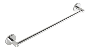 Držák na ručníky chrom nástěnný 64,5 cm – koupelnový věšák na ručníky