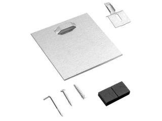 Věšák na uchycení zrcadla samolepící 10×10 cm – rychlé a pevné uchycení bez vrtání